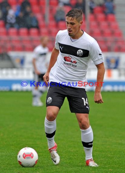 2.Bundesliag SV Sandhausen - MSV Duisburg 27.10.2012 (© Kraichgausport / Loerz)